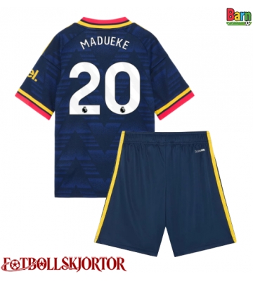 Arsenal Noni Madueke #20 Borta Kläder Barn 2026-27 Kortärmad (+ Korta byxor)